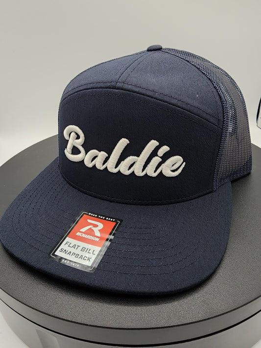 Baldie Hat - Hairs Are Few Navy Blue