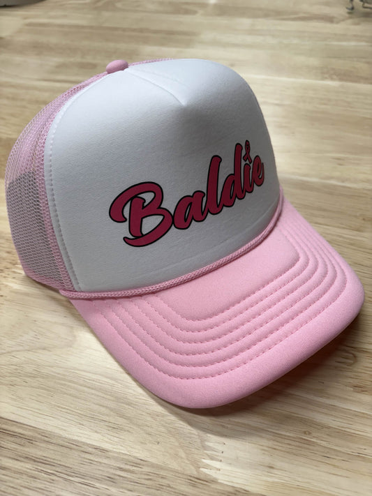 Baldie Hat - Bald Baddies against Breast Cancer