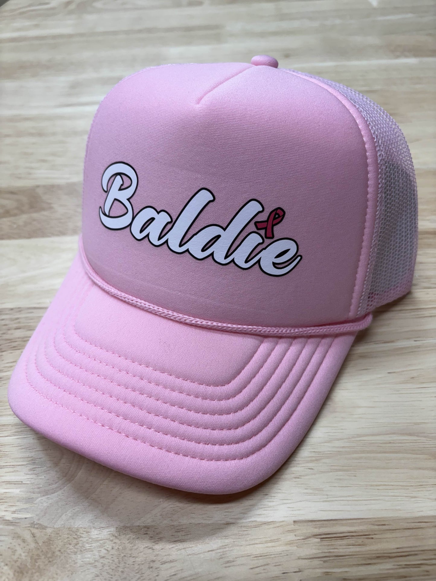 Baldie Hat - Bald Baddies against Breast Cancer