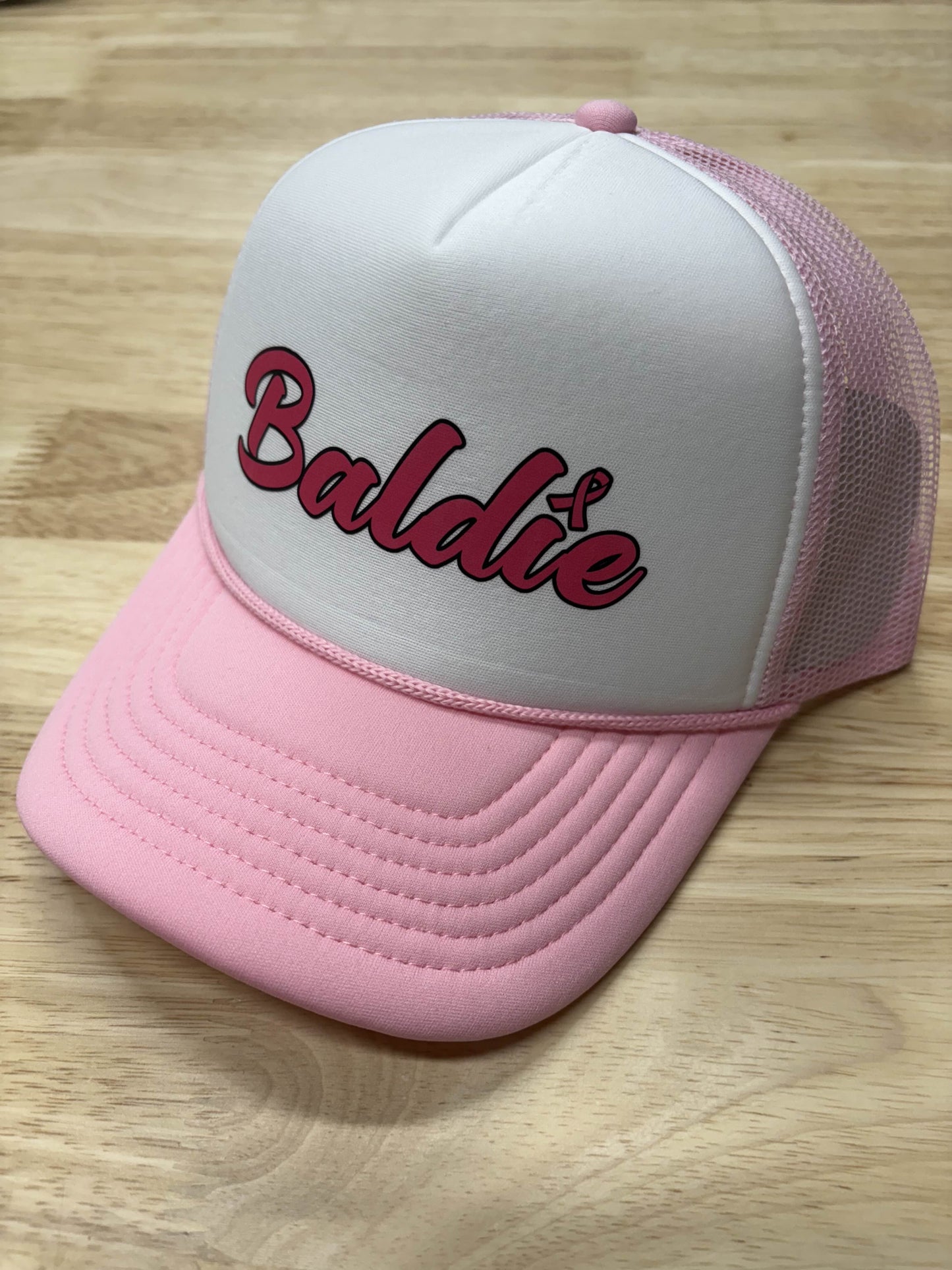 Baldie Hat - Bald Baddies against Breast Cancer