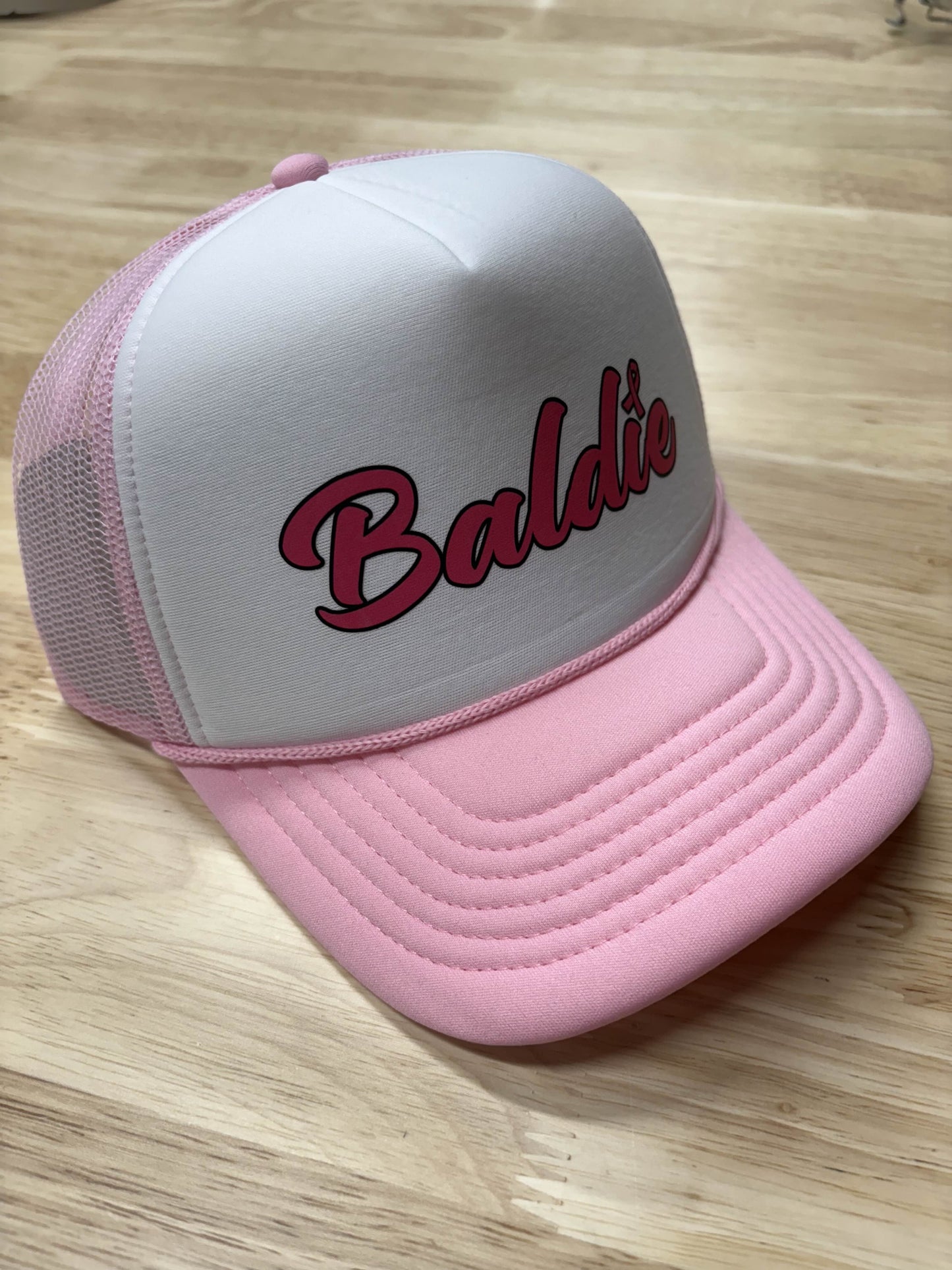 Baldie Hat - Bald Baddies against Breast Cancer